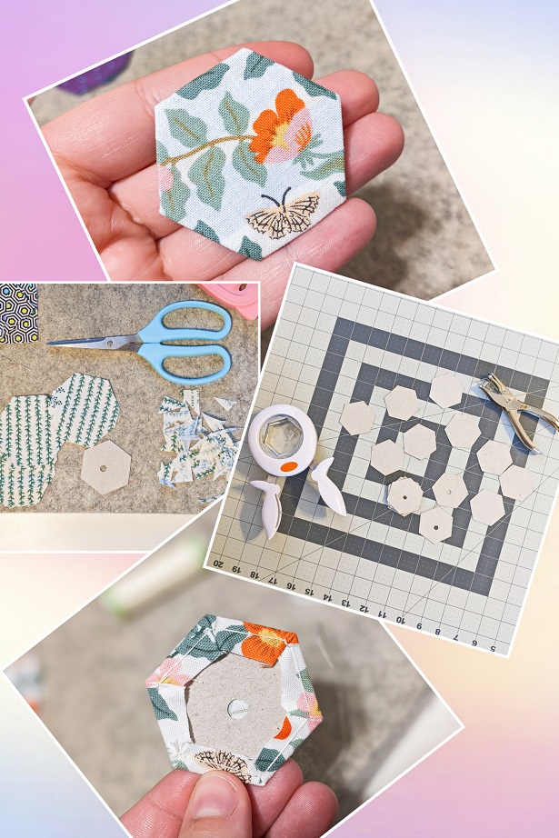 English Paper Piecing for beginners - Daisi Toegel - Flower Sew